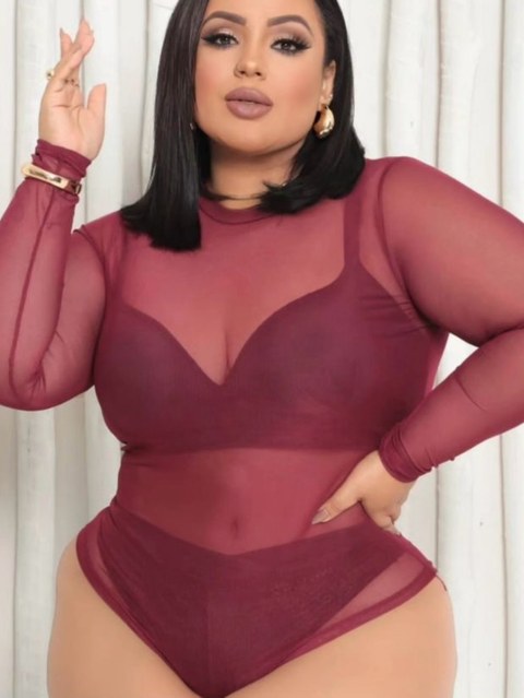 Body tule Plus Size