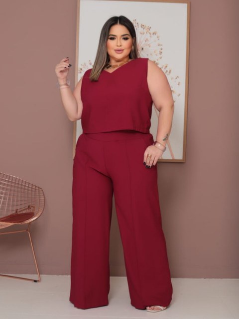 Conjunto calça marrant Plus Size