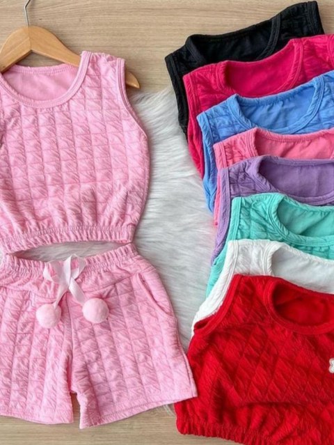 Conjunto Metalasse pompom