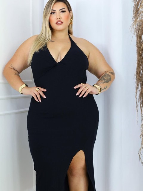 Vestido Frente Única Fabi Plus