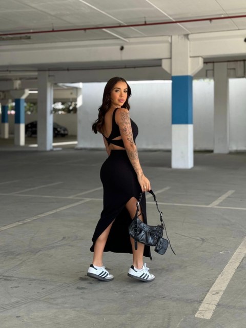 Vestido Isis Canelado Premium