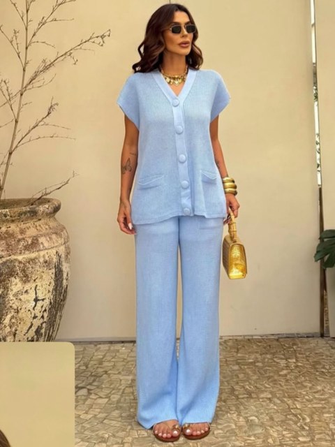 Conjunto colete com calça