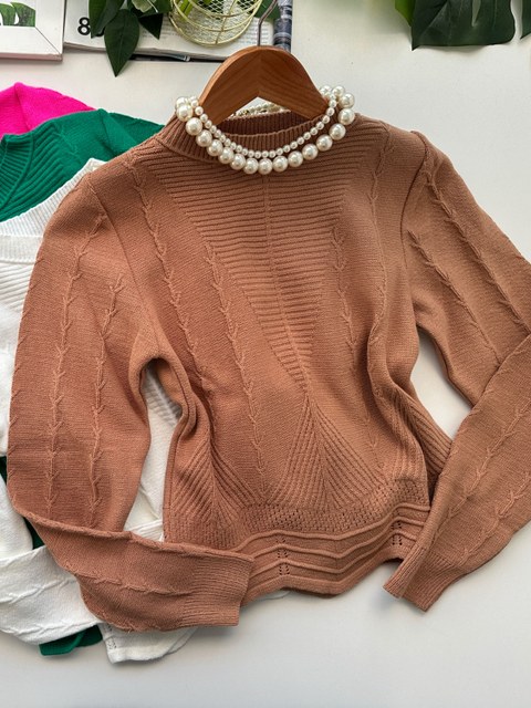 Blusa manga longa new