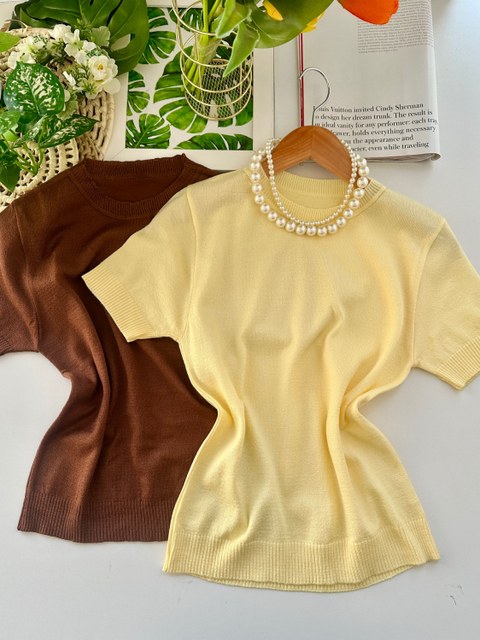 clasico basica blusa