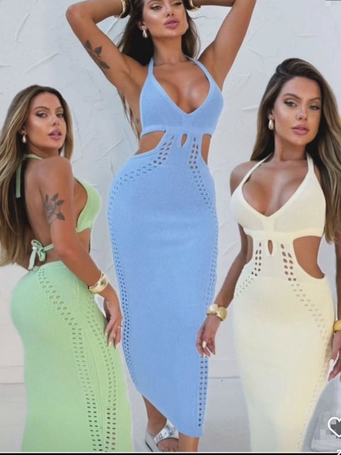 vestido modal novo cores