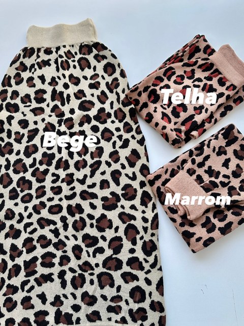 Saia midi animal printe lançamento