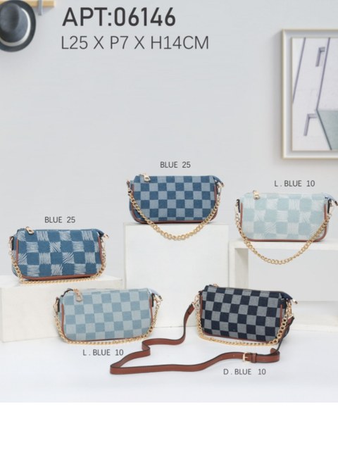 Bolsa jeans promoção 06146