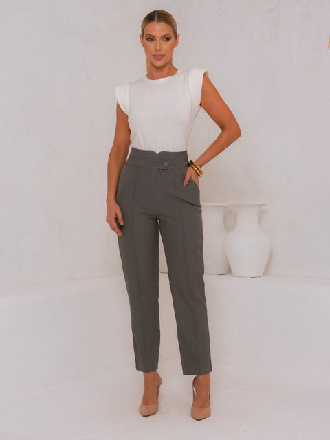 Calça Alfaiataria  Reta 596#