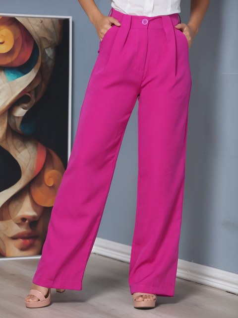 Calça pantalona c/ cinto 437#