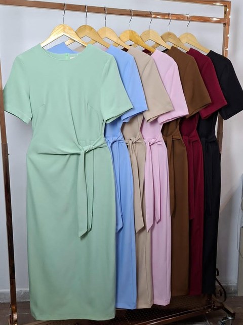 Vestido longo  Alfaiataria 602#