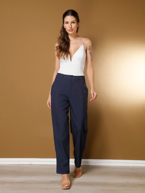 Calça Reta Alfaiataria  570#