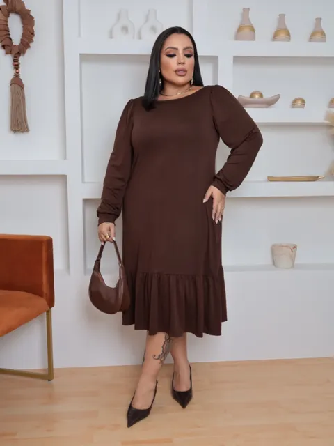 Vestido Natália plus size LU