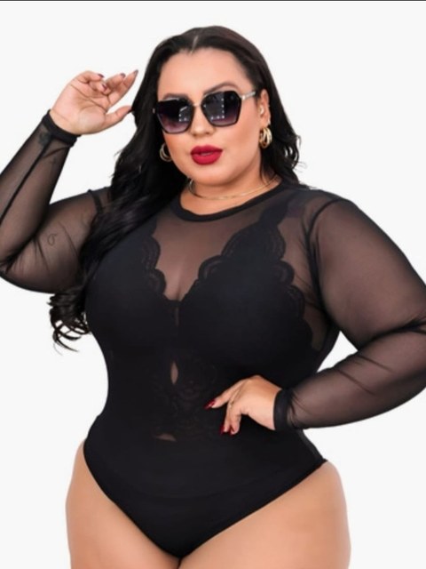Body tule plus size