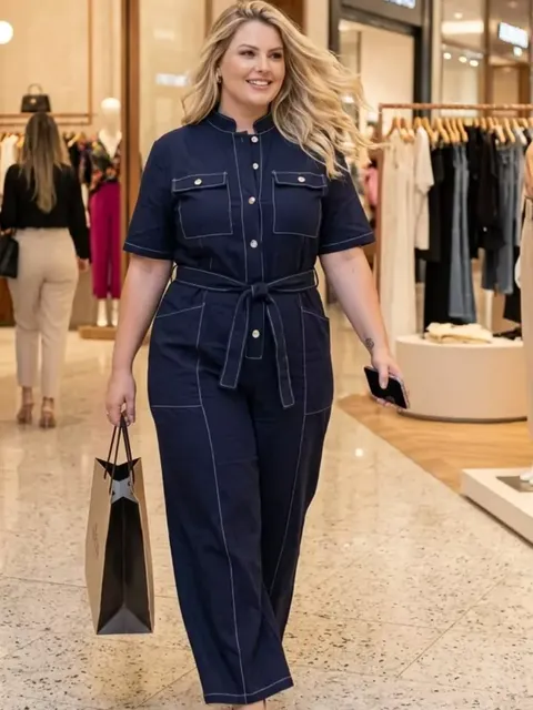 Macacão Lavínia plus size Key