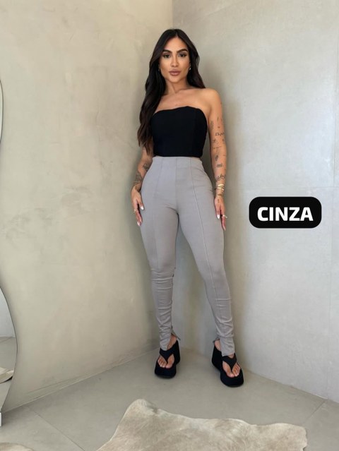 CALÇA ZAHRA LEGGING COM FENDA