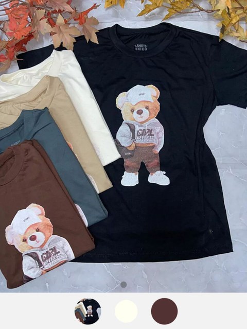 Tshirt  kit 5 peças