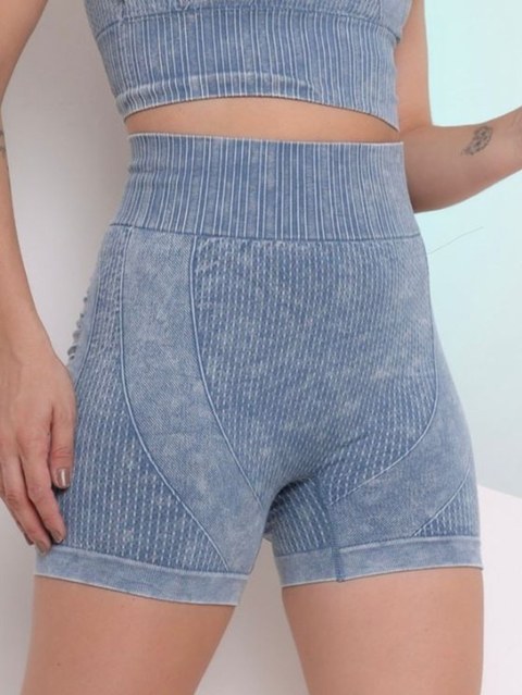 Short Estilo Jeans de Poliamida