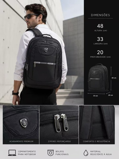 Mochila Executiva Grande Resistente