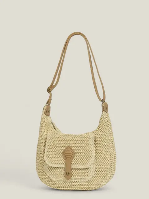 Bolsa Feminina de Palha, Verão, Casual e Elegante MH6006