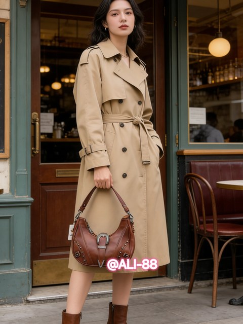 Bolsa meia lua chic com alça comprida AL-1203