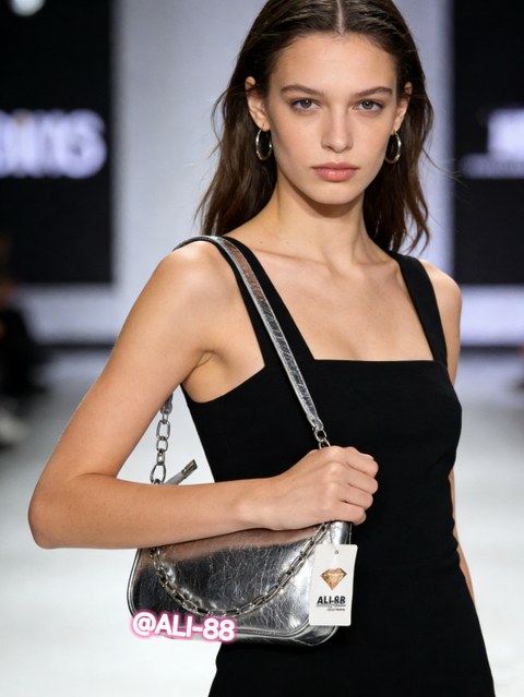 Bolsa metalizada Blogueira 3 alças AL-1441