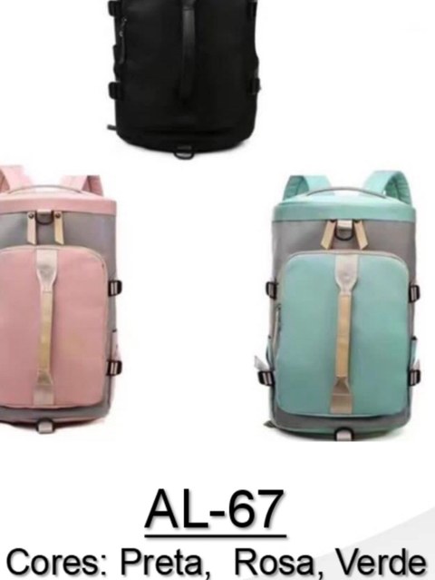 Kit c/ 12 Bolsa Mochila Mala de viagem Academia AL-67