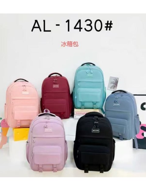 Mochila escolar com abertura lateral