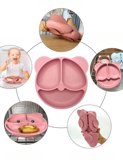 kit 8 peças de Silicone para alimentação de bebês
