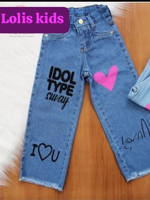 Calça jeans menina