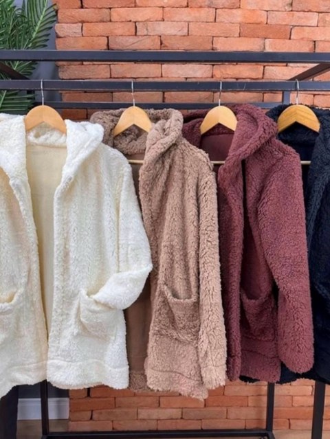 KIT CASACO TEDDY - PACOTE COM 10