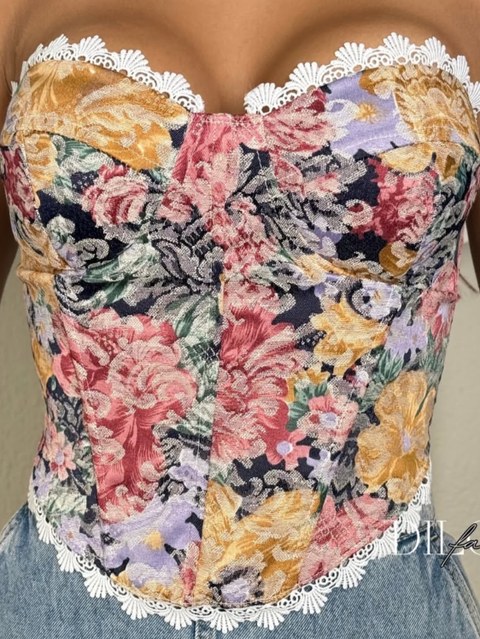 CORSELET BORDADO