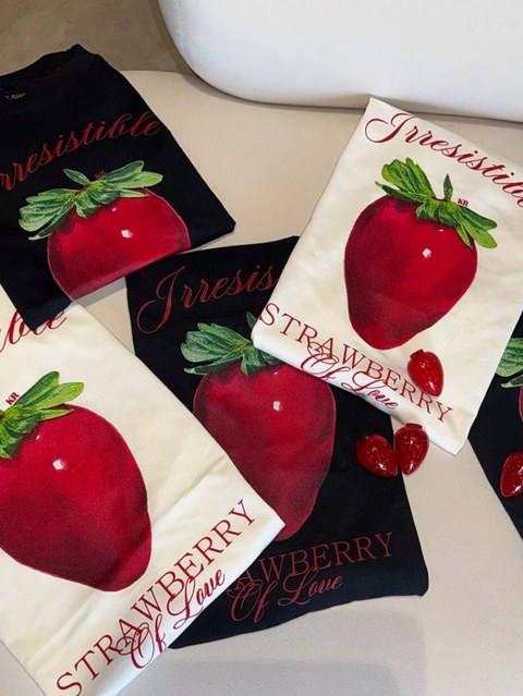 TSHIRT MORANGO DO AMOR STRAWBERRY