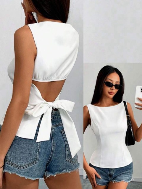 BLUSA PEPLUM LAÇO