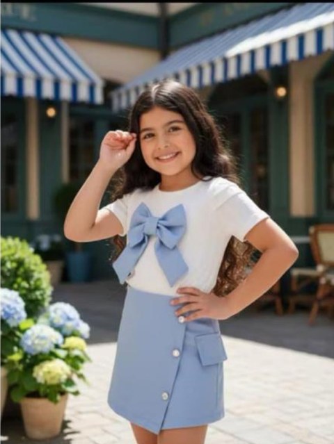 Conjunto short saia cargo Infantil