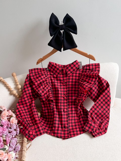 Camisa Xadrez Fru Fru Infantil