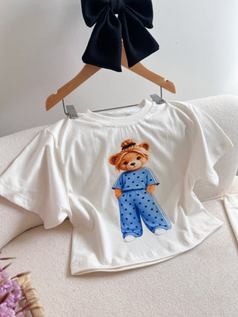 Cropped Urso Poá Infantil
