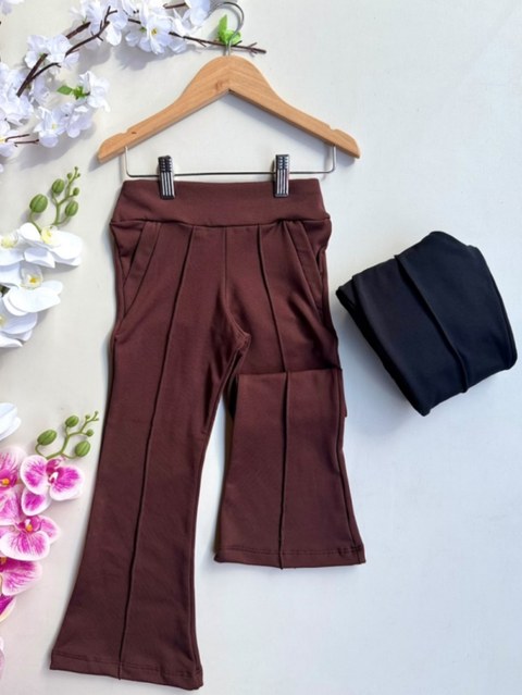 Calça Flare Bolso Infantil