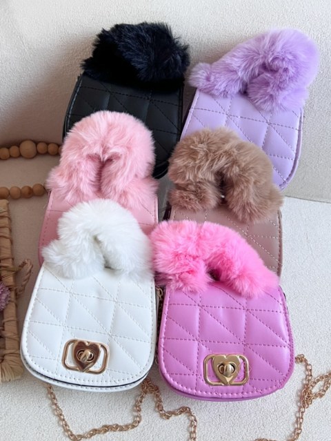 Bolsa Alça Pelúcia Infantil