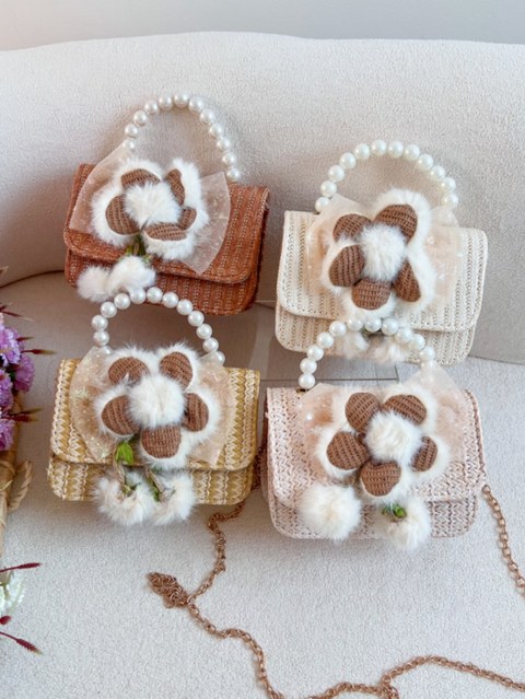 Bolsa Flor de Algodão Infantil