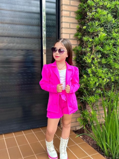 Conjunto Blezer c/ shorts Infantil