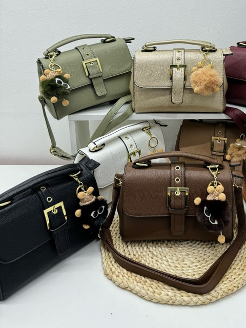 Bolsa baú e tiracolo feminina DC-01086