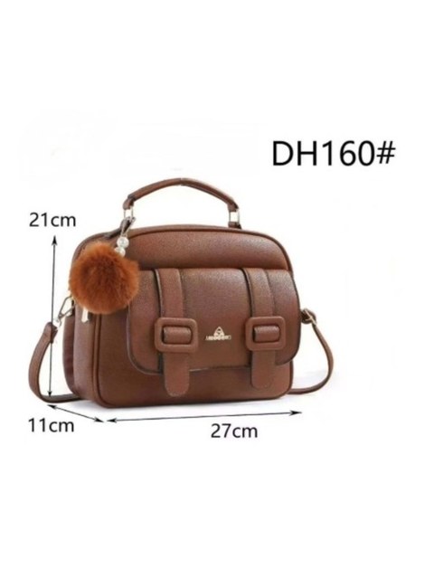 Bolsa baú feminina Tiracolo transversal DH-160#