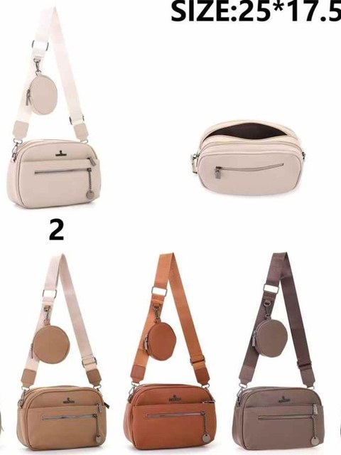 Bolsa casual trabalho Feminina com carteira C1056#
