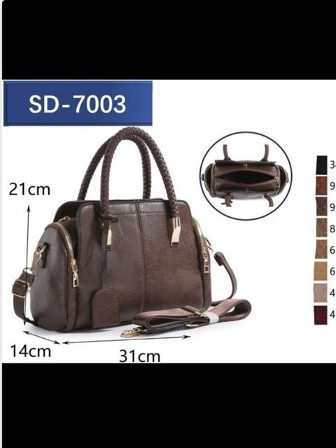 Bolsa feminina couro transversal ombro casual 117#