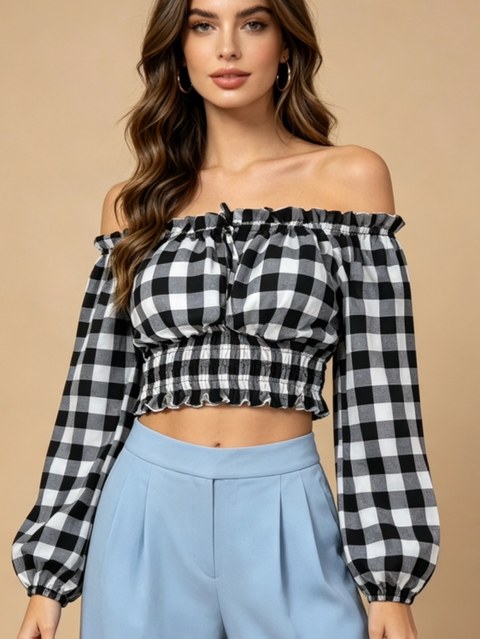 Blusa crepinho Maya modas