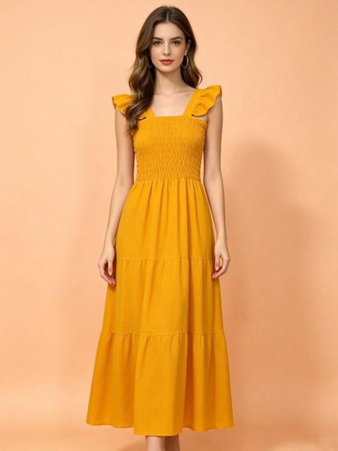 Vestido tacido duna com forro Maya modas