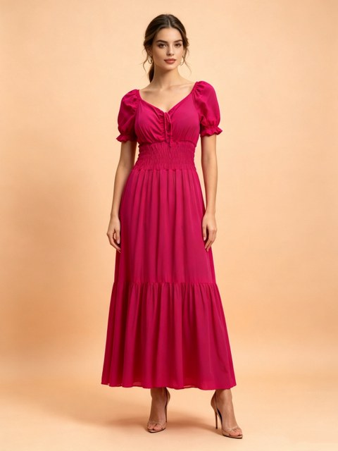 Vestido viscose Maya modas