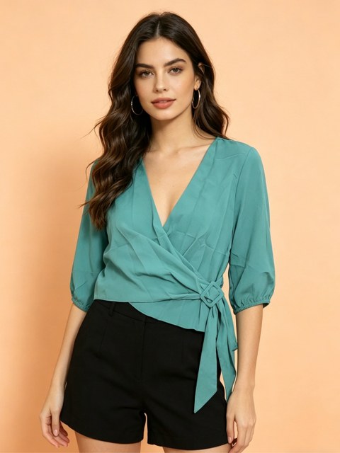Blusa cropped Maya modas