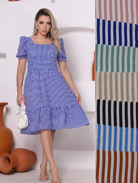 Vestido curto com forro com bojo duna Maya modas