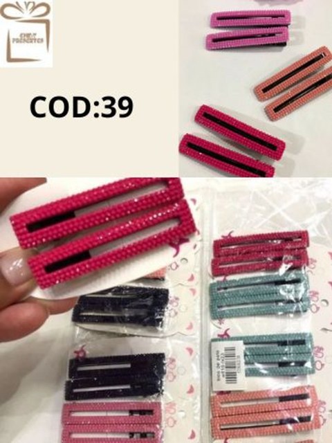 Kit de Presilha Tictac Colorida -39